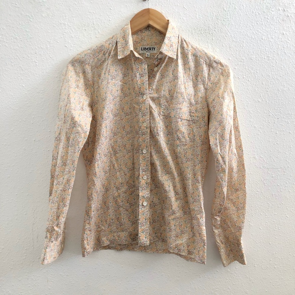 LIBERTY Vintage Button Down Shirt Size 8 (Runs Small)
